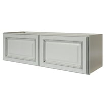 Sunny Wood Rlw3612-A Riley 36" Wide X 12" High Double Door Bridge Cabinet - White