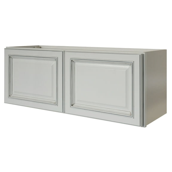 Sunny Wood Rlw3615-A Riley 36" Wide X 15" High Double Door Bridge Cabinet - White