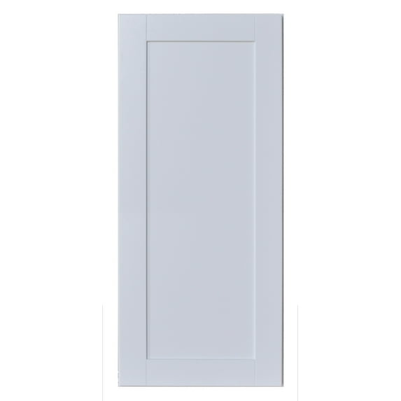 Sunny Wood Shw1842-A Shaker Hill 18" X 42" Single Door Wall Cabinet - White