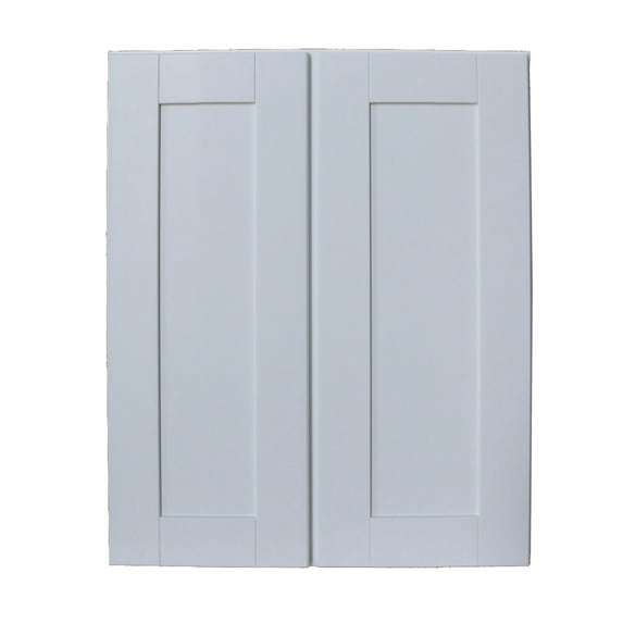 Sunny Wood Shw2430-A Shaker Hill 24" X 30" Double Door Wall Cabinet - White