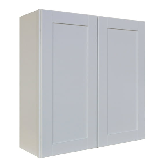 Sunny Wood Shw3336 Shaker Hill 33" Wide X 36" Tall Double Door Wall Cabinet - White