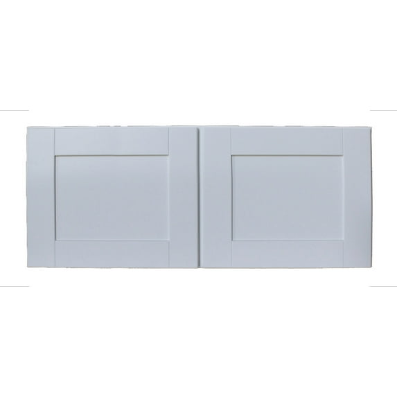 Sunny Wood Shw3615-A Shaker Hill 36" X 15" Double Door Wall Cabinet - White