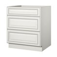 thumbnail image 1 of Sunny Wood Slb30d-A Sanibel 30" Drawer Base Cabinet - White, 1 of 2