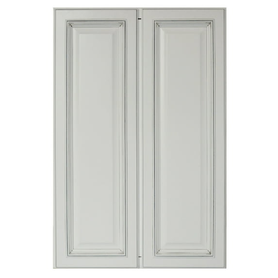 Sunny Wood Slp2436t-A Sanibel 24" Wide X 36" High Double Door Pantry Cabinet - White