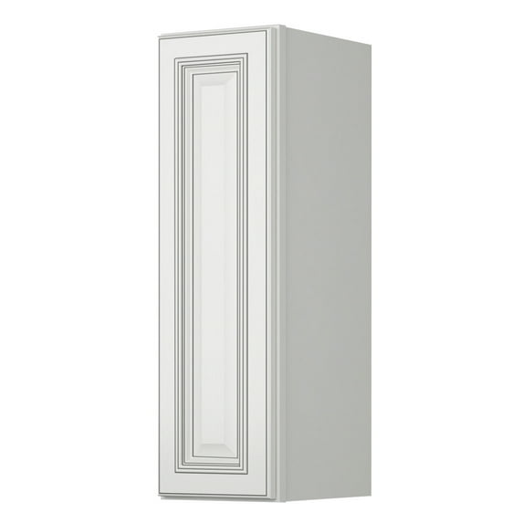 Sunny Wood Slw0930-A Sanibel 9" X 30" Single Door Wall Cabinet - White