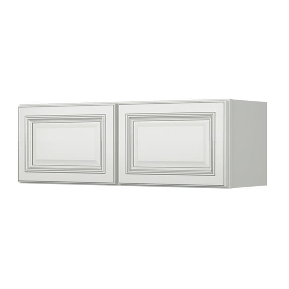 Sunny Wood Slw3612-A Sanibel 36" X 12" Double Door Wall Cabinet - White