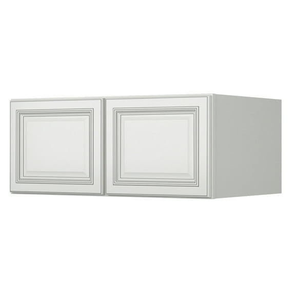 Sunny Wood Slw3615-24-A Sanibel 36" X 15" Refrigerator Double Door Wall Cabinet - White