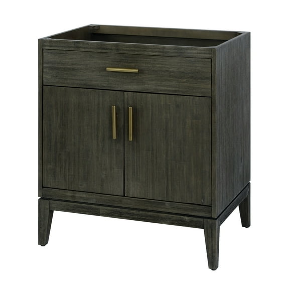 Sunny Wood Tl3021d Tyler 30" Free Standing Hardwood Vanity Cabinet Only - Dark Pearl
