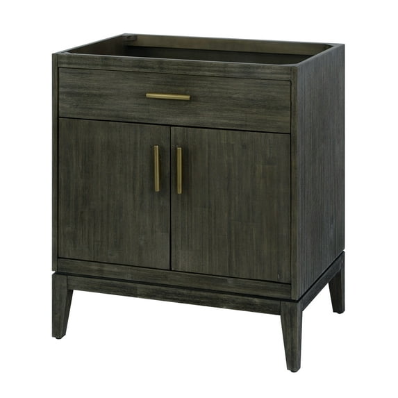Sunny Wood Tl3021d Tyler 30" Free Standing Hardwood Vanity Cabinet Only - Dark Pearl