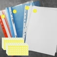 thumbnail image 1 of Sunny Yellow Digit Stickers - 10 Sheets Of 1-Inch Numbers With Bold Printing - Perfect For School Organization & Office Filing, 1 of 6