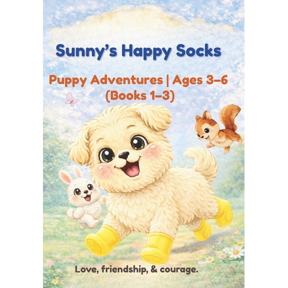Sunny's Happy Socks: Puppy Adventures for Ages 3-6: Books 1-3 Collection, (Paperback)