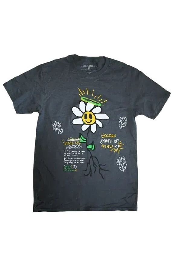 Sunny the Flower Men's Short Sleeve Graphic Print T-Shirt (XL)