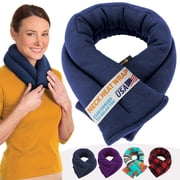 Sunnybay Microwave Heating Pad for Neck and Shoulders, 26-Inch Long, Hot or Cold Therapy Pack, Blue
