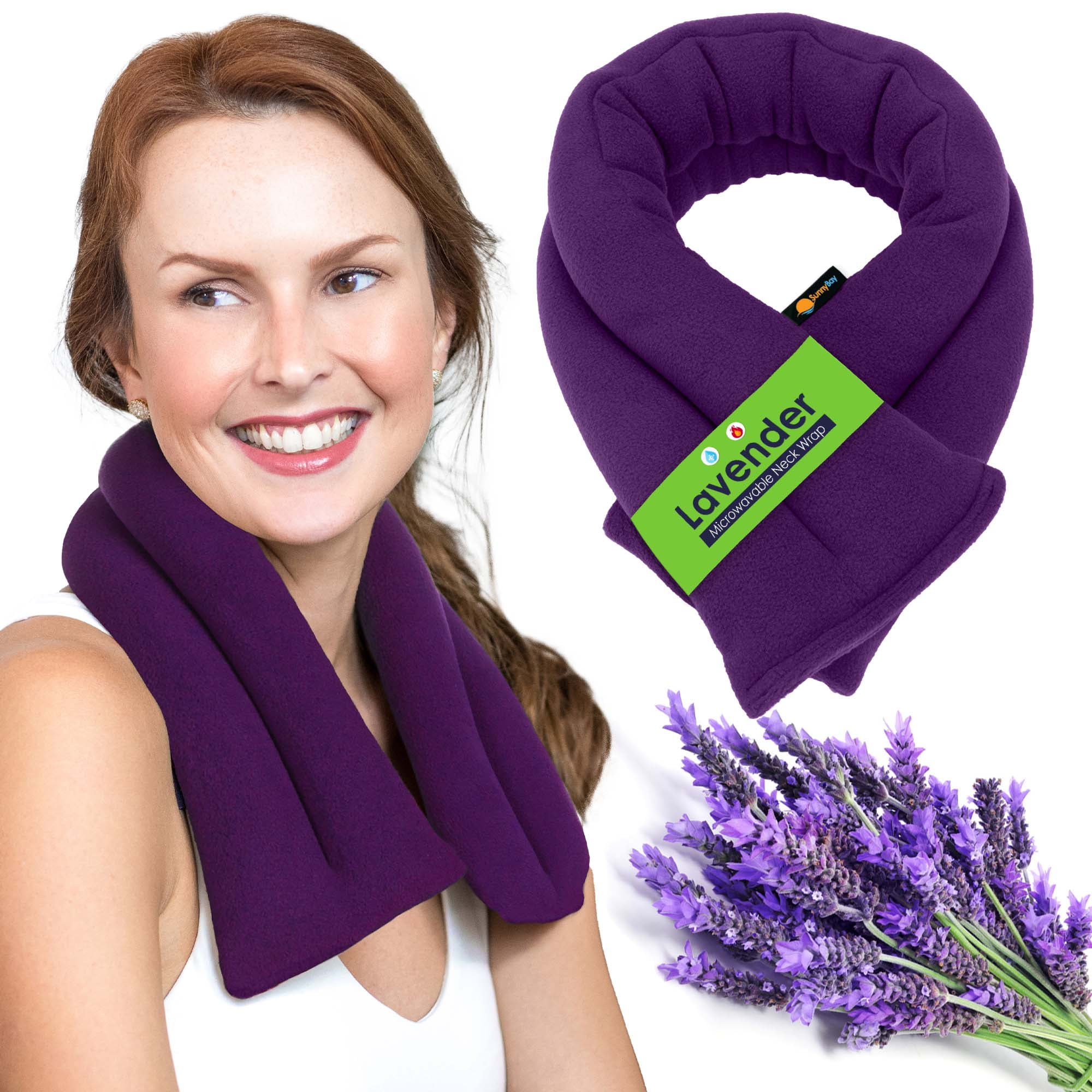 SunnyBay Microwave Heating Pad, Microwavable Cold or Heated Neck and