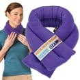 thumbnail image 1 of SunnyBay Microwave Heating Pad, Microwavable Moist Heated Neck and Shoulder Wrap, Versatile Weighted Beanbag Cold Pack or Warm Compress for Pain Relief, 26x5 Inches, Purple, 1 of 10