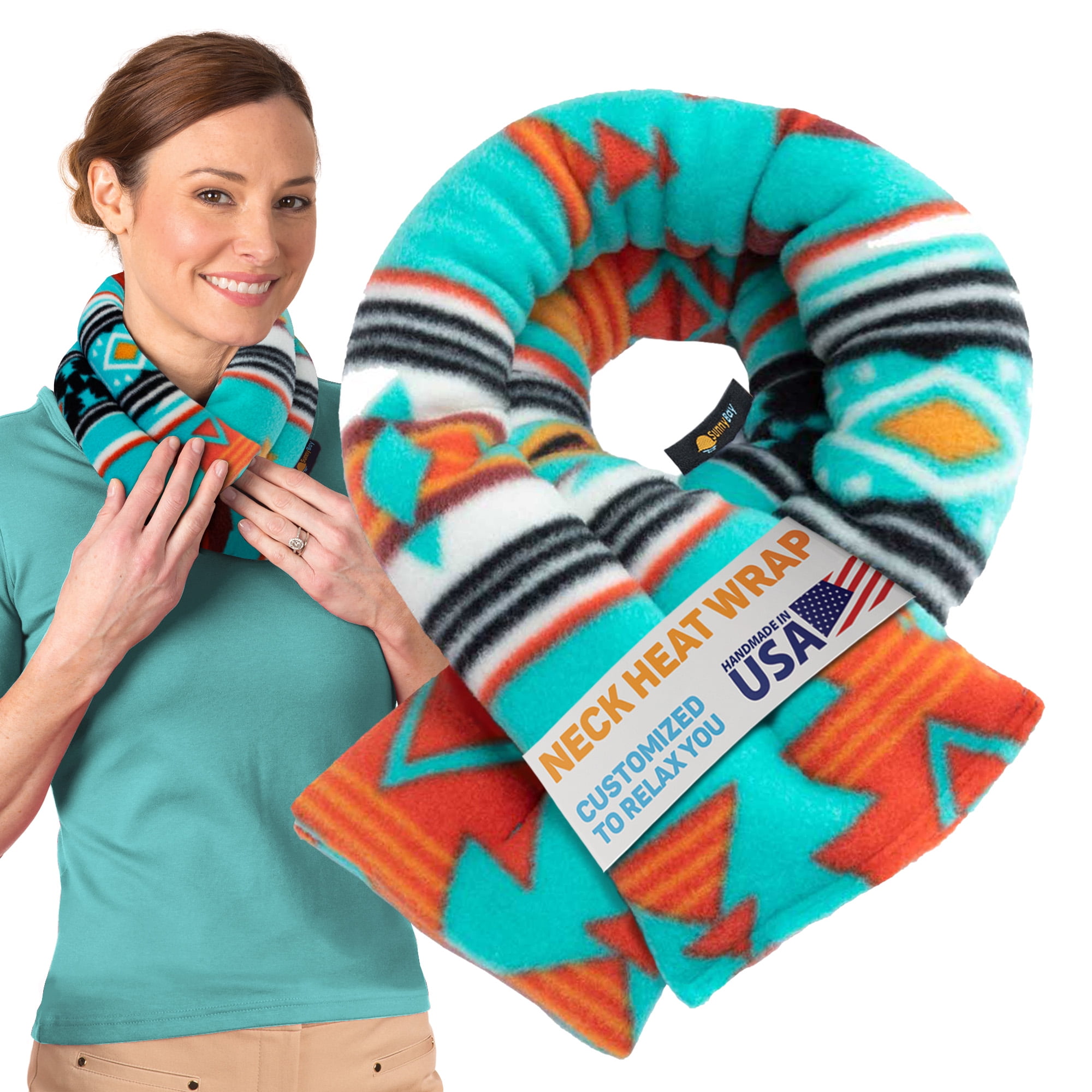 SunnyBay Microwave Heating Pad, Neck Shoulder Wrap, 26x5 Inches