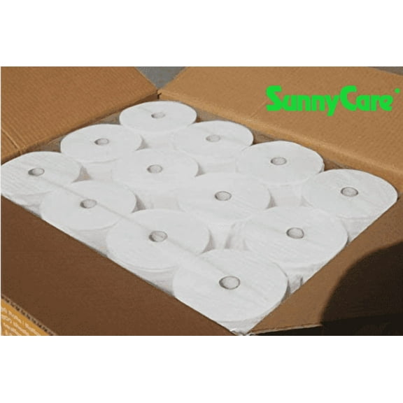 SunnyCare #5675 Two-ply White Coreless Bathroom Tissue 3.85in W x 4.05in L ; 36 Rolls/case