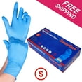 thumbnail image 1 of SunnyCare Powder Free, Nitrile Disposable Gloves, Small, Blue, 100 Count, 1 of 2