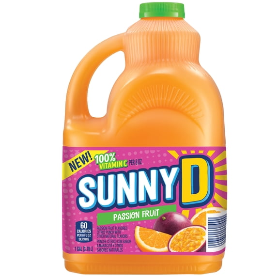 SUNNYD Passion Fruit Juice Drink, 1 Gallon Bottle