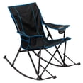 thumbnail image 1 of SunnyFeel Camping Rocking Chair for Adults, Oversized Folding Rocker Lawn Chair (Black), 1 of 7