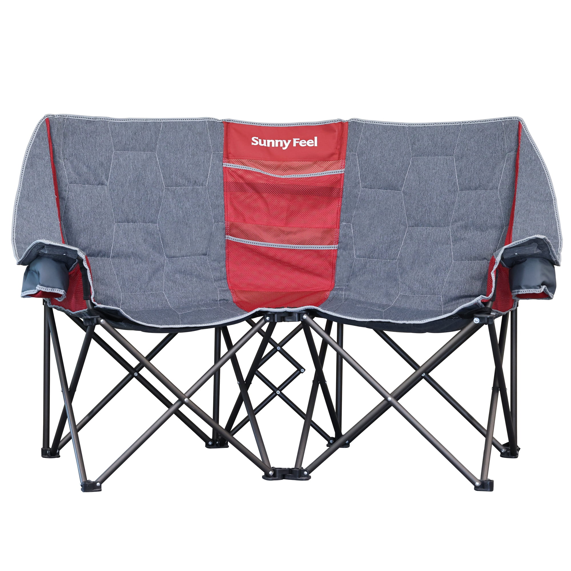 SunnyFeel Big Outdoor Loveseat, Easy Adult Double Camping Chair