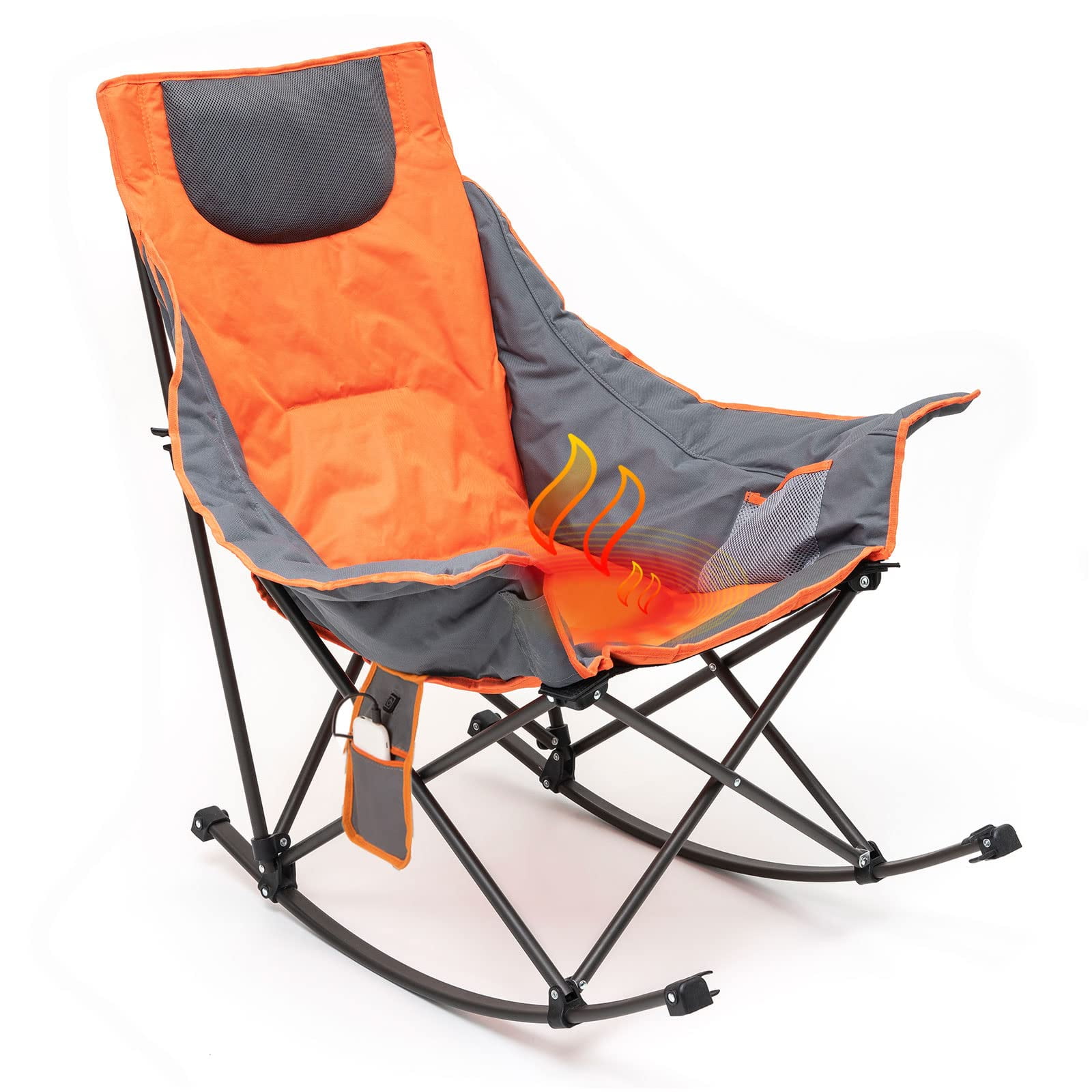 Recliner rocking camping chair sales