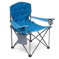 thumbnail image 1 of Sunnyfeel XXL Oversized Camping Chair Heavy Duty 500 LBS Ideal for Tall People Above 6'4 (Blue), 1 of 8