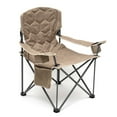 thumbnail image 1 of Sunnyfeel Comfortable Extra Large Sturdy Camping Chair, Heavy Duty 500 LBS, Khaki, 1 of 8