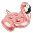 thumbnail image 1 of SunnyLIFE Inflatable Drink Holder Rose Gold Flamingo, 1 of 3