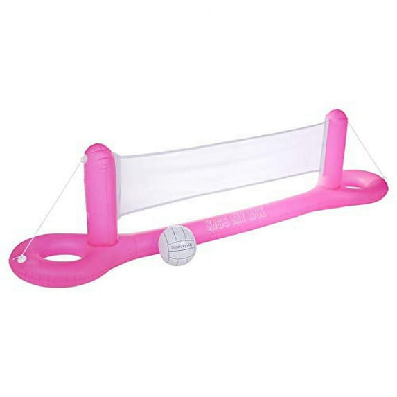 SunnyLIFE Neon Pink Inflatable Volley-Ball Set