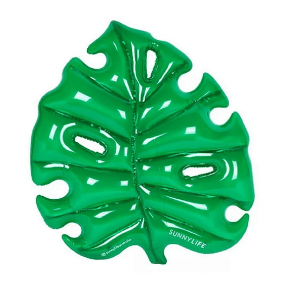 SunnyLife Oversized Inflatable Luxe Lie-On Floats, Monstera