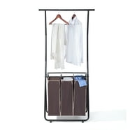 Household Essentials Tilt-Out Laundry Sorter Cabinet with Shutter Front ...