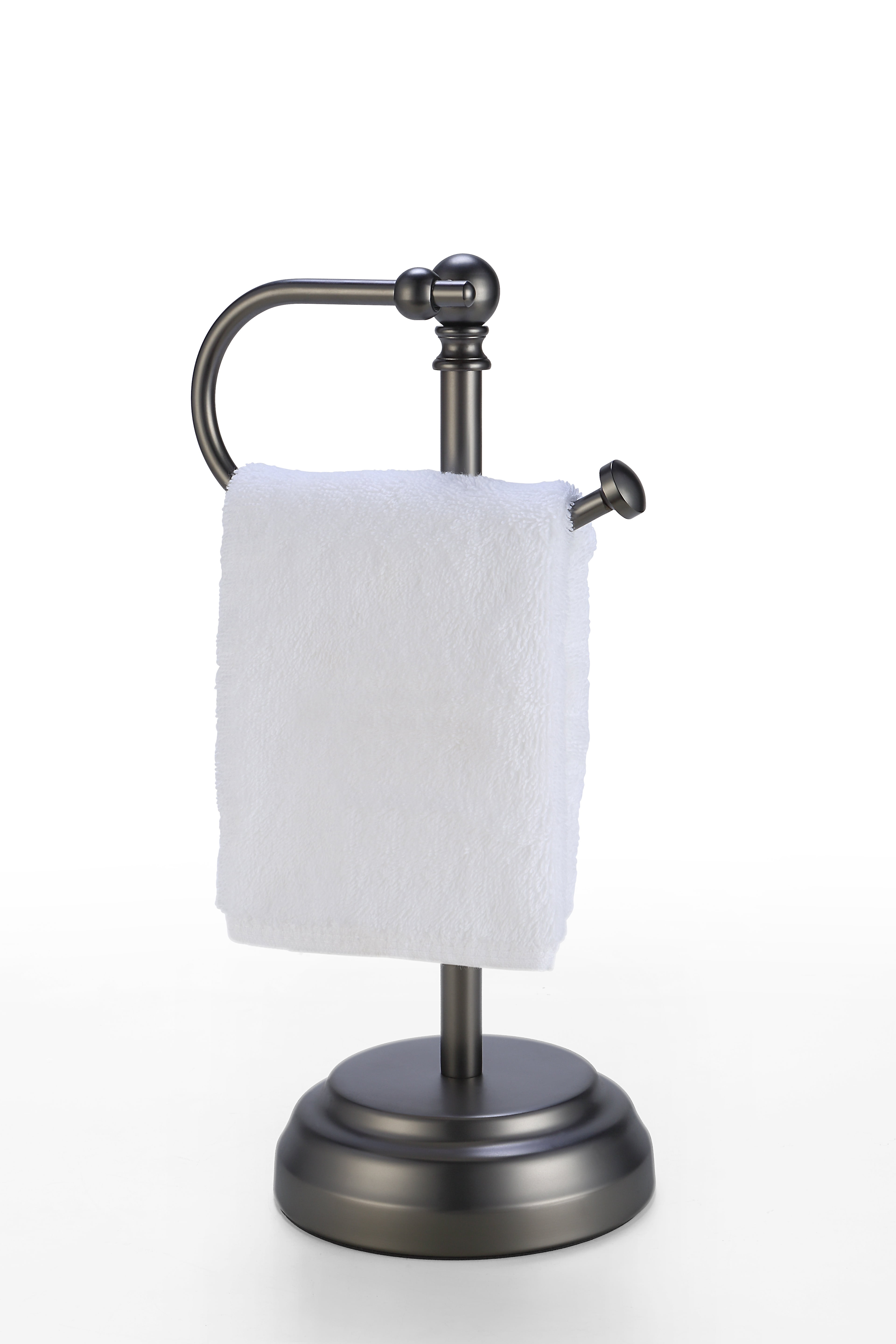 KSP Superior Upright Paper Towel Holder 18x35 cm (Black/St. Steel