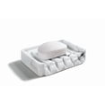 thumbnail image 1 of SunnyPoint Classic Kitchen, Bathroom Faux Marble Soap, Sponge Dish Drainer Holder, 1 of 6