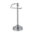 thumbnail image 1 of SunnyPoint Deluxe Countertop Fingertip Towel Holder Stand – Heavy Weighted Free-Standing Steel Towel Rack for Bathroom, Vanity or Kitchen, Satin Nickel Finish, 1 of 4