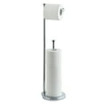 thumbnail image 1 of SunnyPoint Free Standing Bathroom Toilet Paper Holder Stand with Reserve (Chrome; FreeStand), 1 of 4