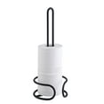 thumbnail image 1 of SunnyPoint Compact Toilet Paper Roll Holder Stand – Heavy Gauge Wire, Holds 3 Jumbo or Standard Rolls, Rust-Resistant, Free-Standing Storage for Bathroom –Black, 1 of 3