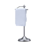 SunnyPoint Heavy Weight Classic Metal Fingertip Towel Holder Stand; Satin Nickel