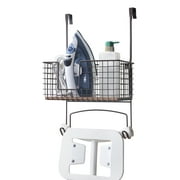 SunnyPoint Metal Wall Mount/Over The Door Ironing Board Holder; ORB