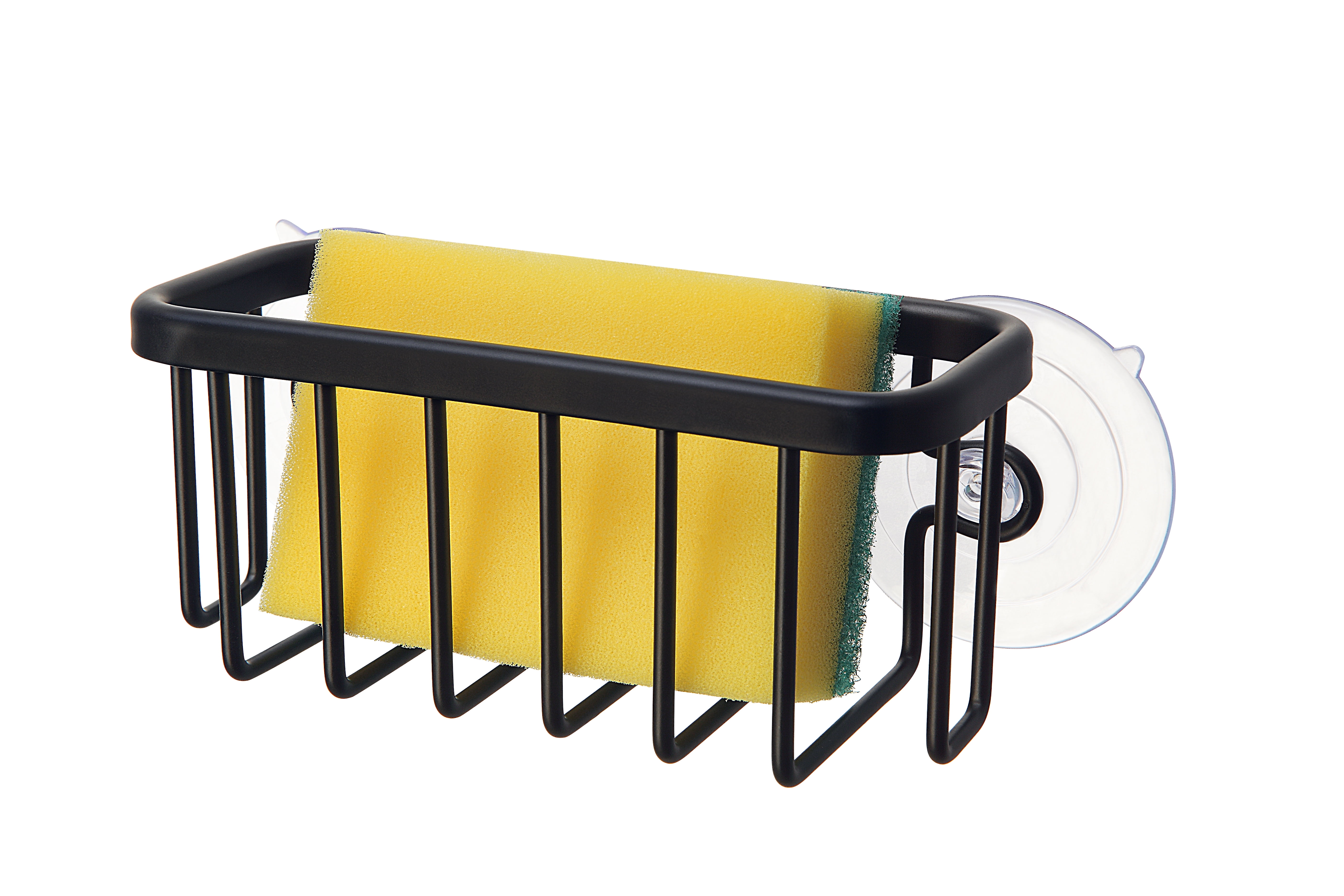 TSV 2-in-1 Adhesive Sponge Holder, Stainless Steel Rustproof Dish Scrubber  Holder Basket for Kitchen Sink