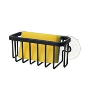 Servette Hanging Sponge Holder For Kitchen Sink - Red PVC Caddy, No Drill Needed 4 thumbnail image