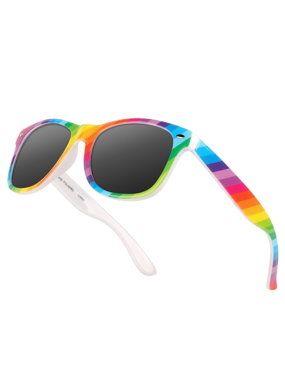 SunnyPro Rainbow Sunglasses Pride Accessories Women LGBTQ Gay Stuff Bi Lesbian Glasses