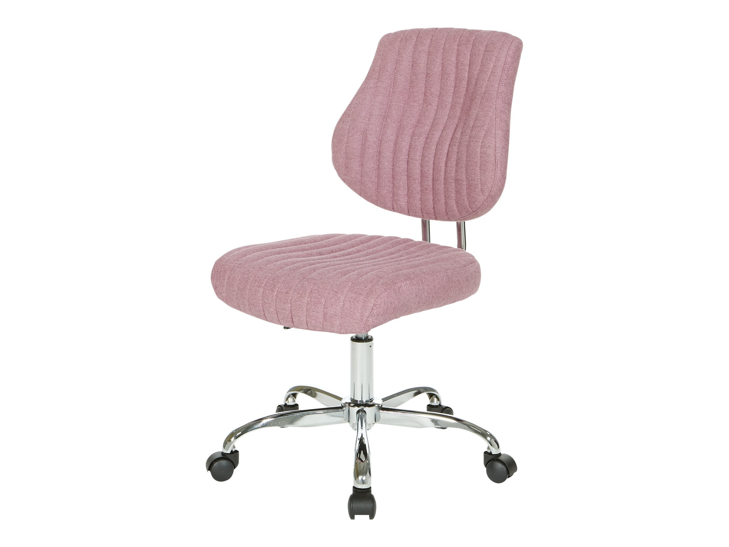 Ergonomic Mesh and Metal Task Chair in Orchid with Swivel Base