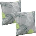thumbnail image 1 of Sunnydaze 16" x 16" Lush Foliage Polyester Square Outdoor Throw Pillows, 2 Count, 1 of 6