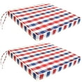 thumbnail image 1 of Sunnydaze 17" x 17" Americano Polyester Square Outdoor Seat Cushions, 2 Count, 1 of 10