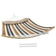 thumbnail image 1 of Sunnydaze 2-Person Polyester Curved Spreader Bar Hammock, 450 lb Capacity - Calming Desert, 1 of 15