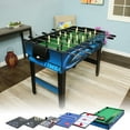 thumbnail image 1 of Sunnydaze 2-Player 10-in-1 Multi-Game Table, Game Time Blue, 1 of 13
