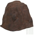 thumbnail image 1 of Sunnydaze 21.5" Brown Polyresin Faux Landscape Rock Cover with Metal Stakes, 1 of 18