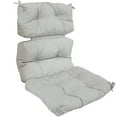 thumbnail image 1 of Sunnydaze 23" x 47" Gray Tufted High Back Chair Cushion, 1 of 7