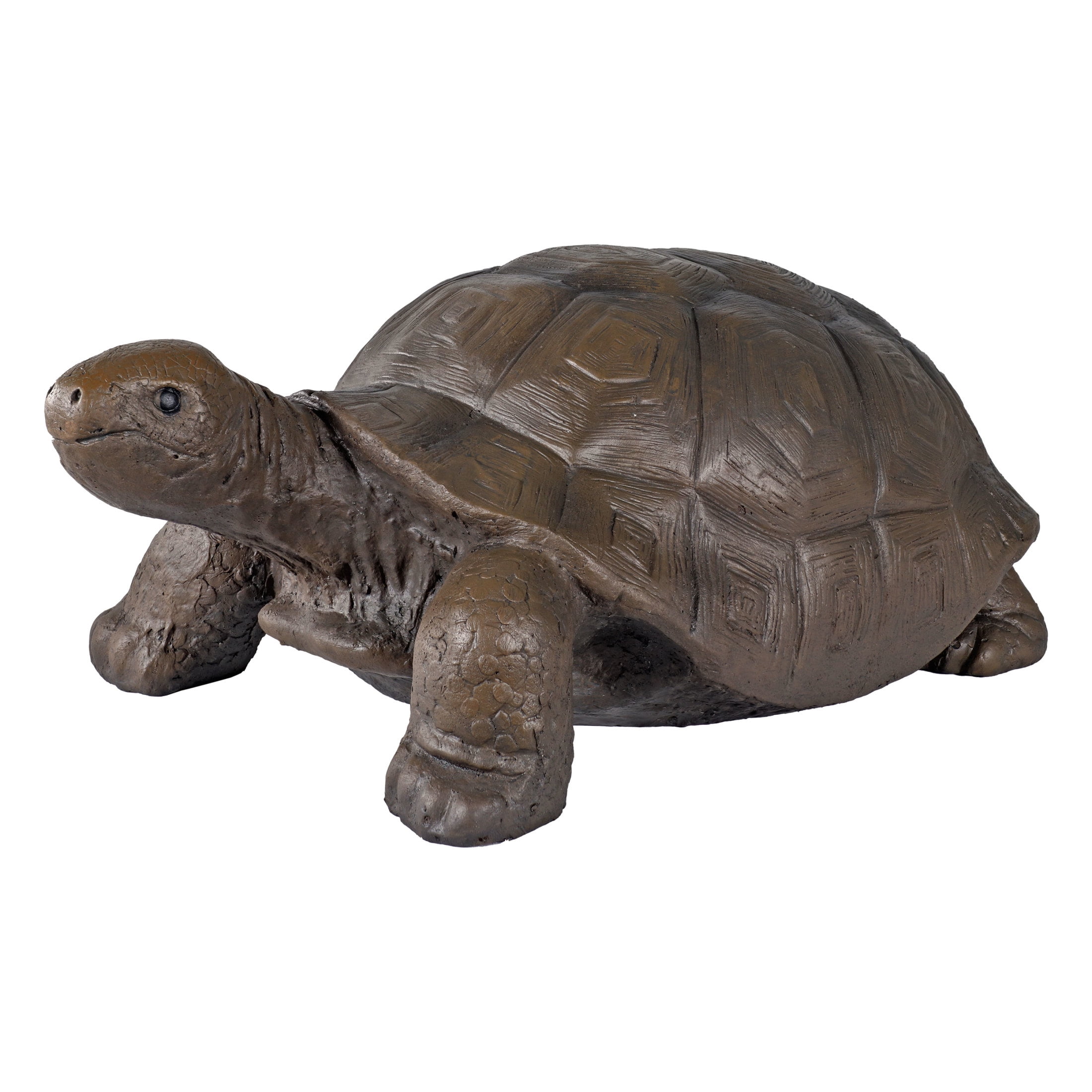 Talia the Tortoise 29" Brown Glass Fiber Reinforced Concrete Garden Statue